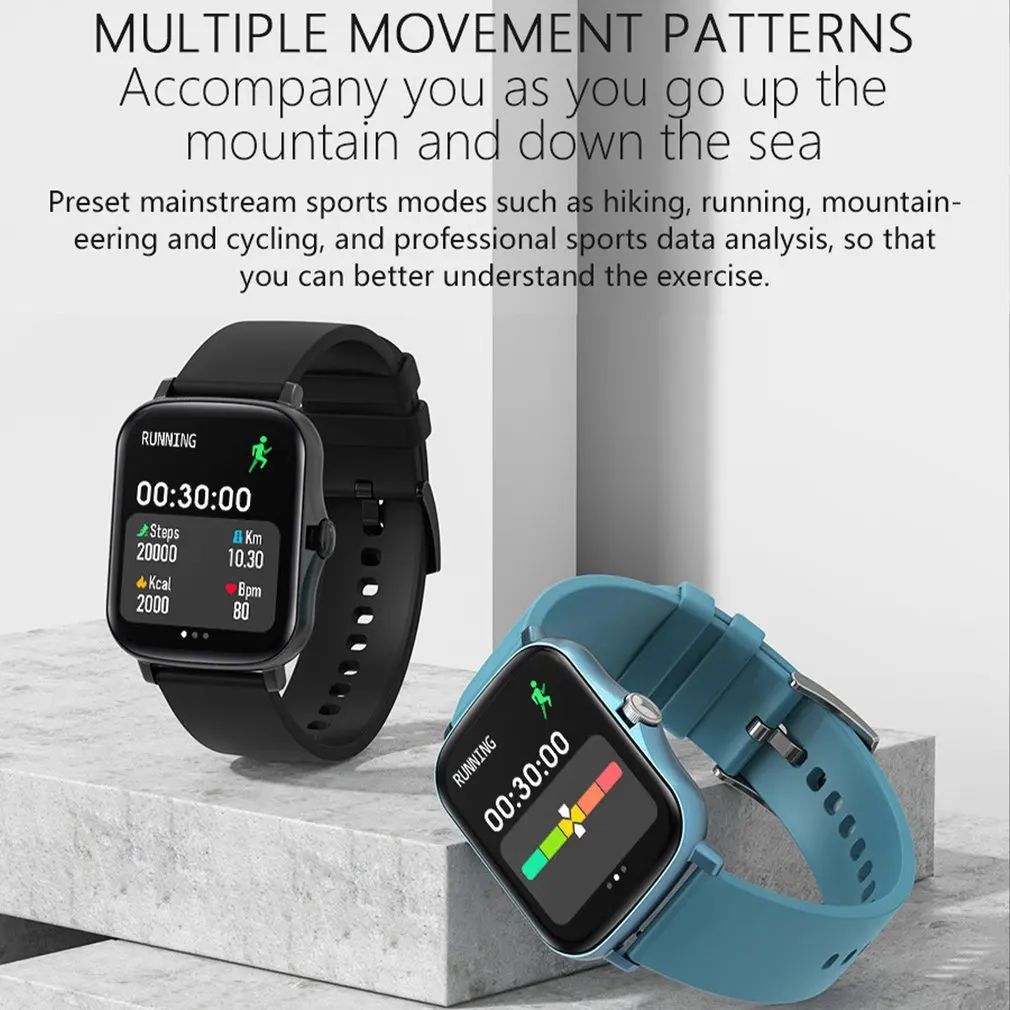 

Y22 1.72 Inch Smart Health Monitoring Fashion Heart Rate Pressure Monitoring Link Waterproof Smart Watch