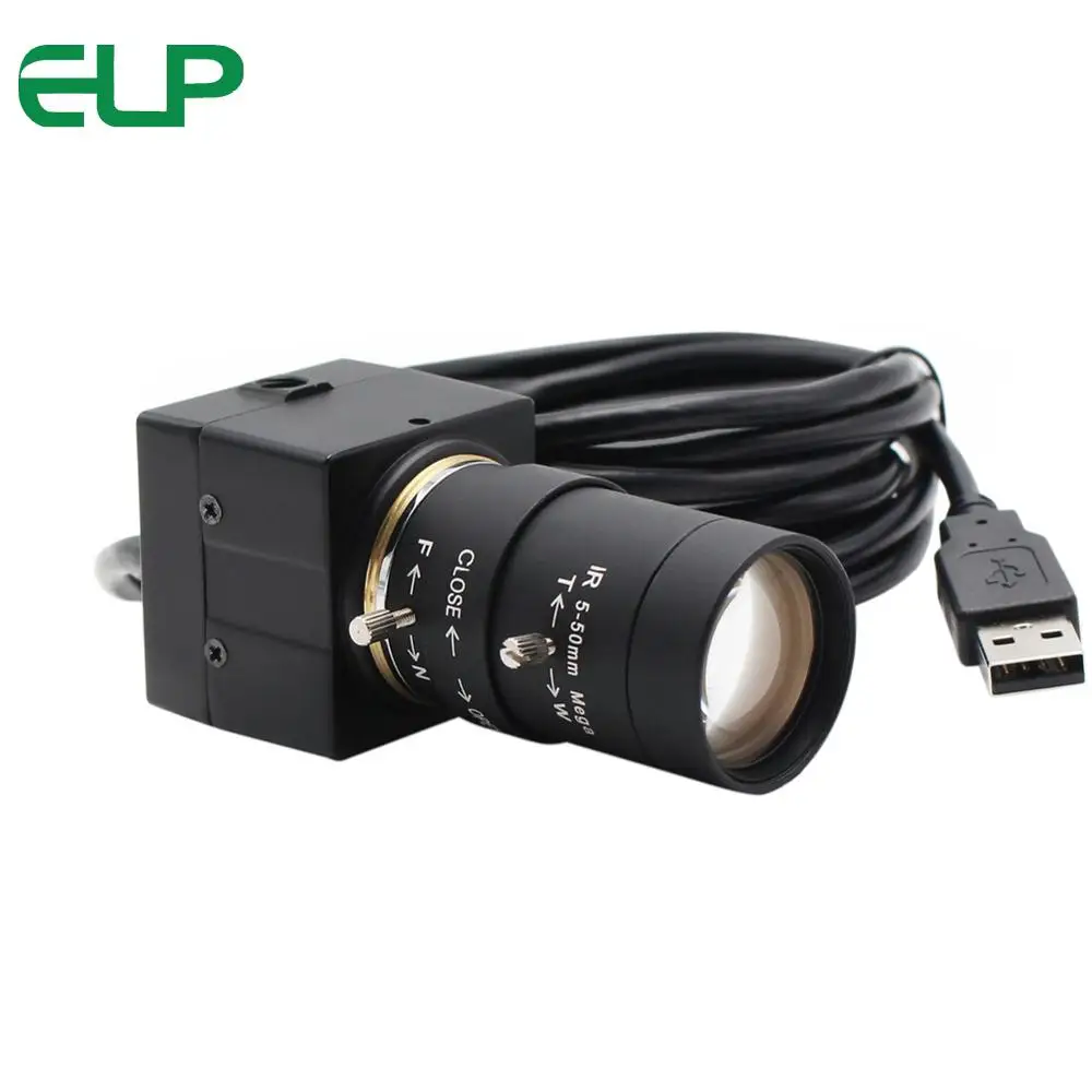 ELP 5 50 мм объектив 8MP USB веб камера с CMOS IMX179 сенсор для Android Linux Windows промышленное