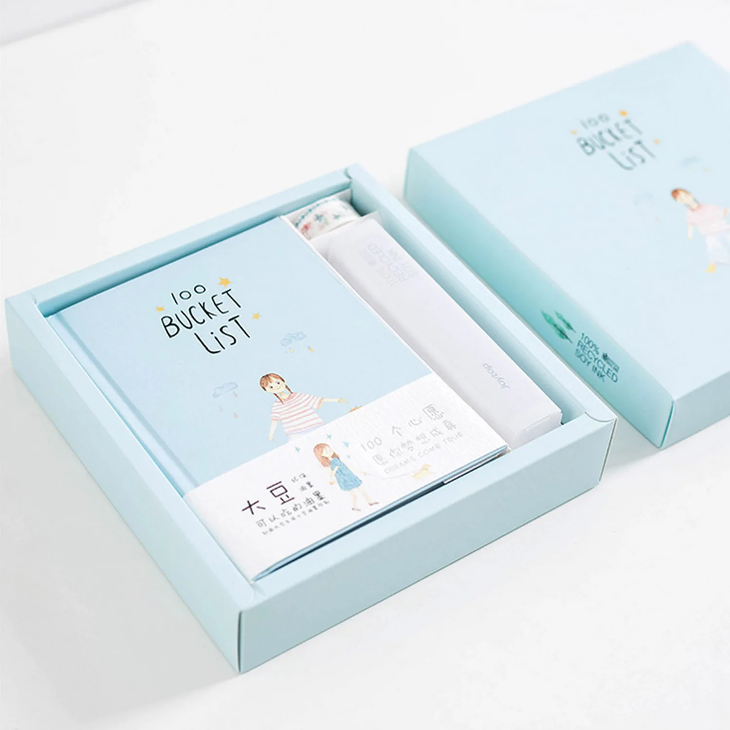 А5 каваи 100 ведра Дневник Блокнот ручная Книга Планировщик Канцтовары с лентой