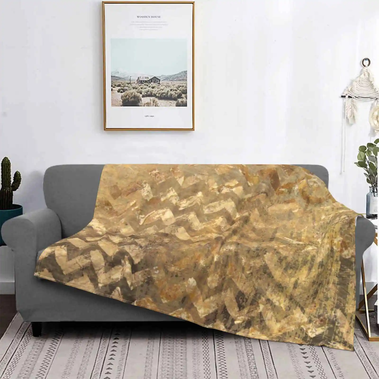 Мягкое одеяло для кондиционирования воздуха с золотым узором