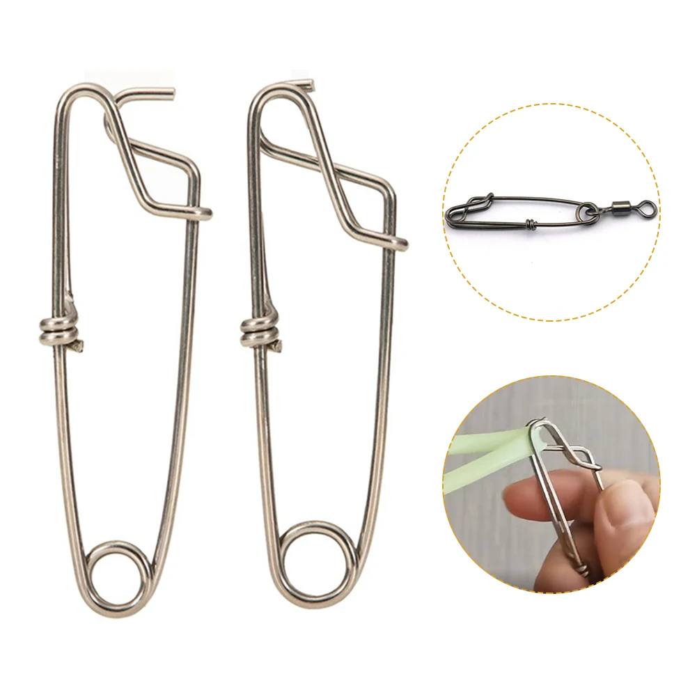 1PC Long Line Branch Hanger Snap Swivel Float Line Tuna Clip Live Bait Trap Lock Clip For Floats Sharking Tuna Fishing