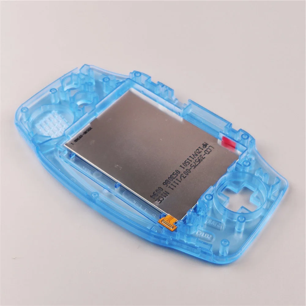 Новый чехол с кнопками для набора ЖК экранов GBA IPS V2 со стеклянной крышкой