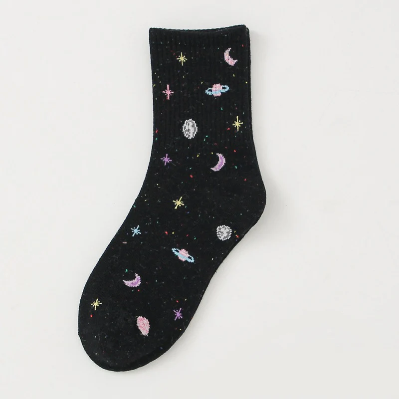 

Fashion Women Socks 2020 New Cotton Fashion Sports Crew Trend Socks Cartoon Print Personality Comfortable Funny Socks Women