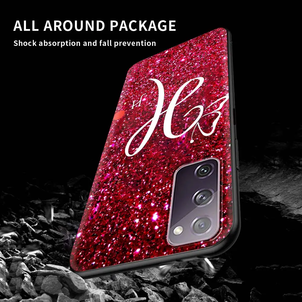 

Art Letter Tpu Case for Samsung S20 FE S21 S10 S9 Plus S8 S10e Note 20 Ultra 10 Lite 9 Soft Silicone Phone Coque
