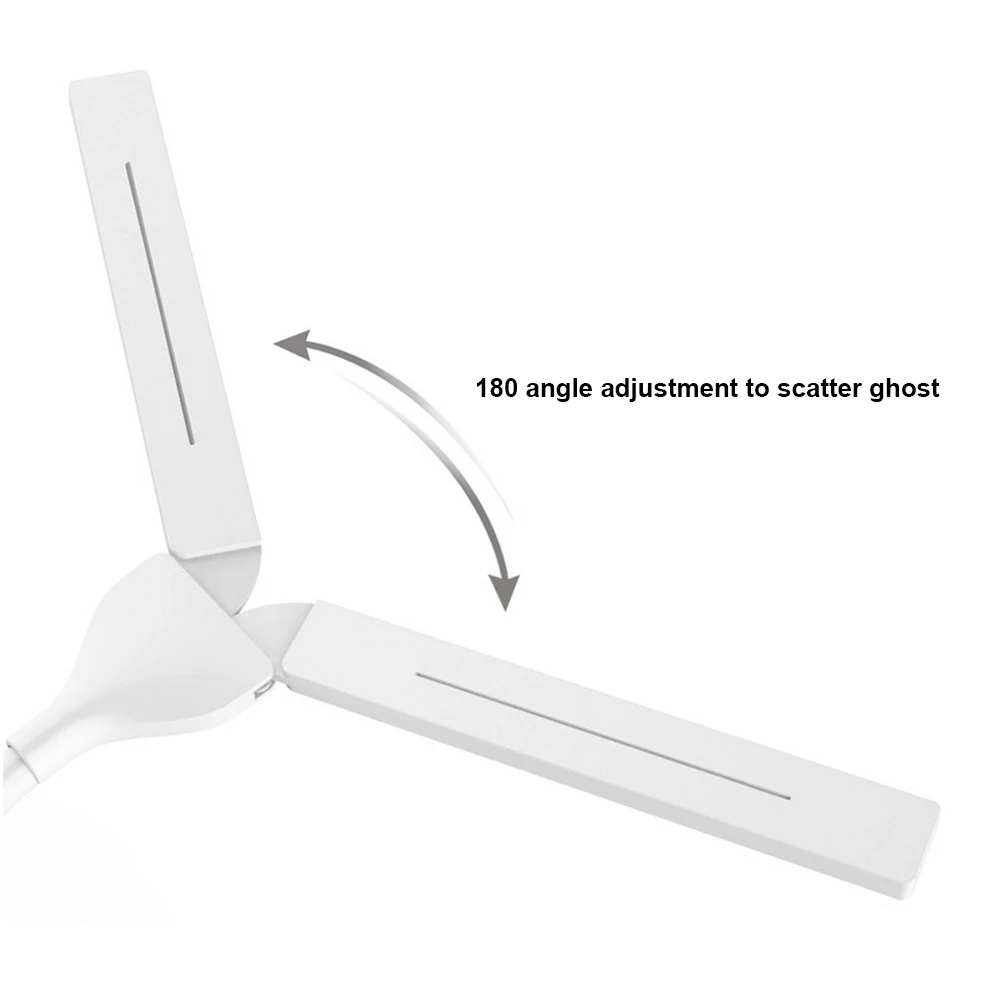 Светодиодный настольный светильник с usb-портом для зарядки двумя головками