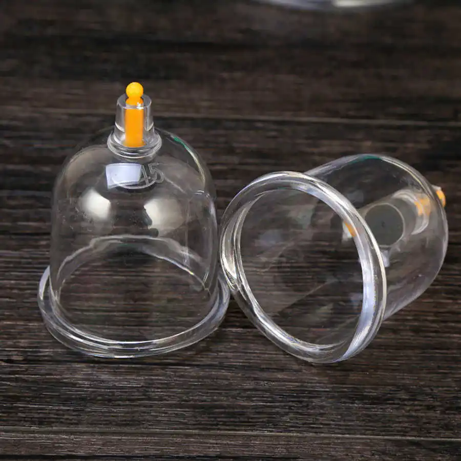 Набор китайских вакуумных банок комплект из 24 с присосками для массажа против