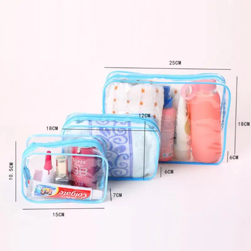 Travel Transparent Cases Courtesy Storage Clothes Luggage Box Bag Towel Suitcase Pouch Zip Bra Cosmetics Underwear Organizer | Дом и сад