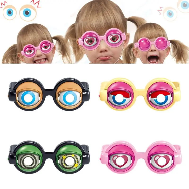 Crazy Eyes забавные детские игрушки креативные забавные игрушки для мальчиков и девочек пластиковые очки Q6PD