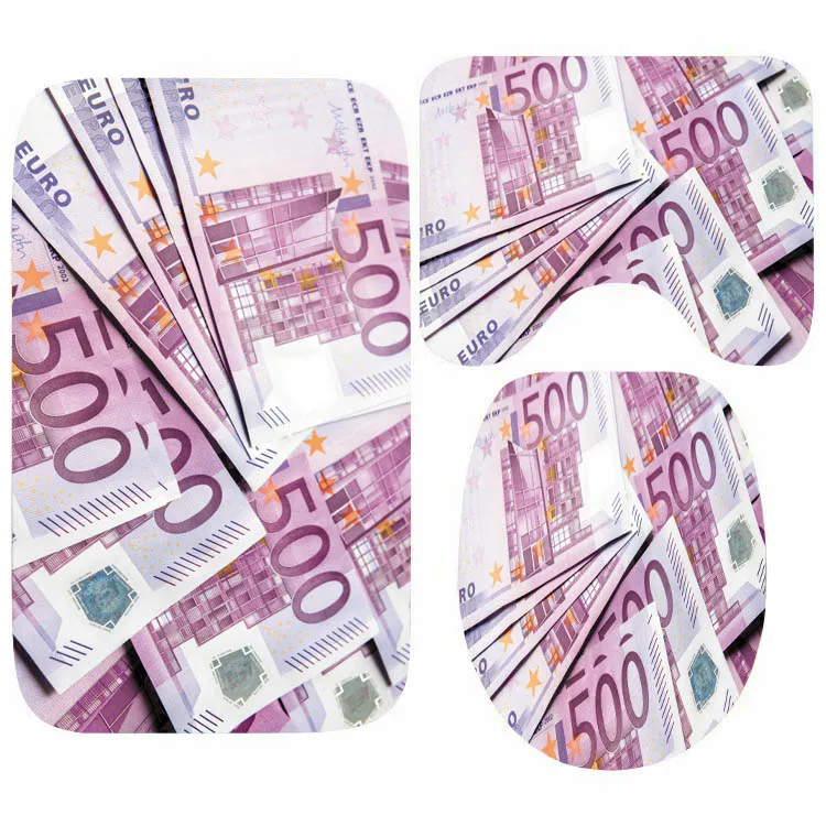 Крутой коврик для денег ванной комнаты ковер на 100 долларов США набор ковриков