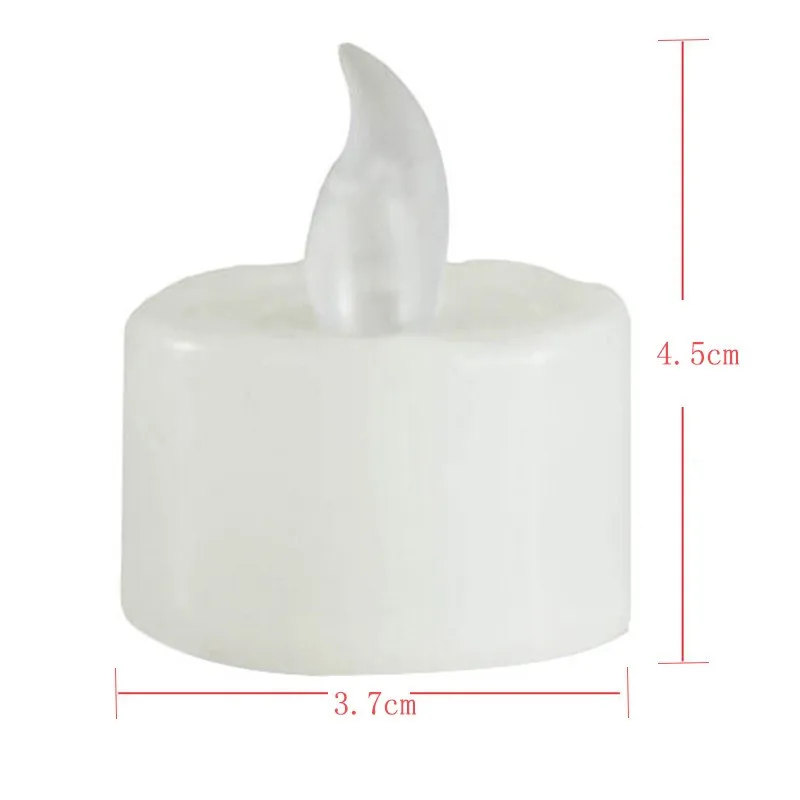 

12 Pcs Electronic LED Battery Powered Tea Light candles Realistic Flameless velas decorativas For Home Party Wedding Decoration