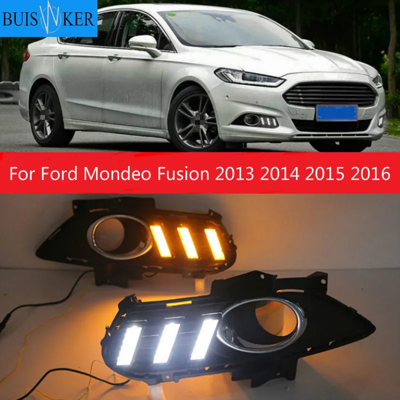 1 Набор для Ford Mondeo Fusion 2013 2014 2015 2016 желтое реле сигнала поворота водонепроницаемый