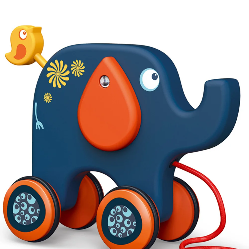 

1PC Walk Learnign Cartoon Dragging Educational Supply Pulling Car for Kids Toddler Children