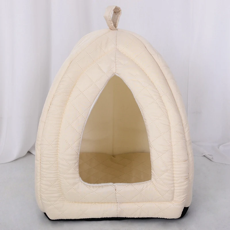 Лидер продаж собачий питомник плюшевый домик для собак с ковриком клетка