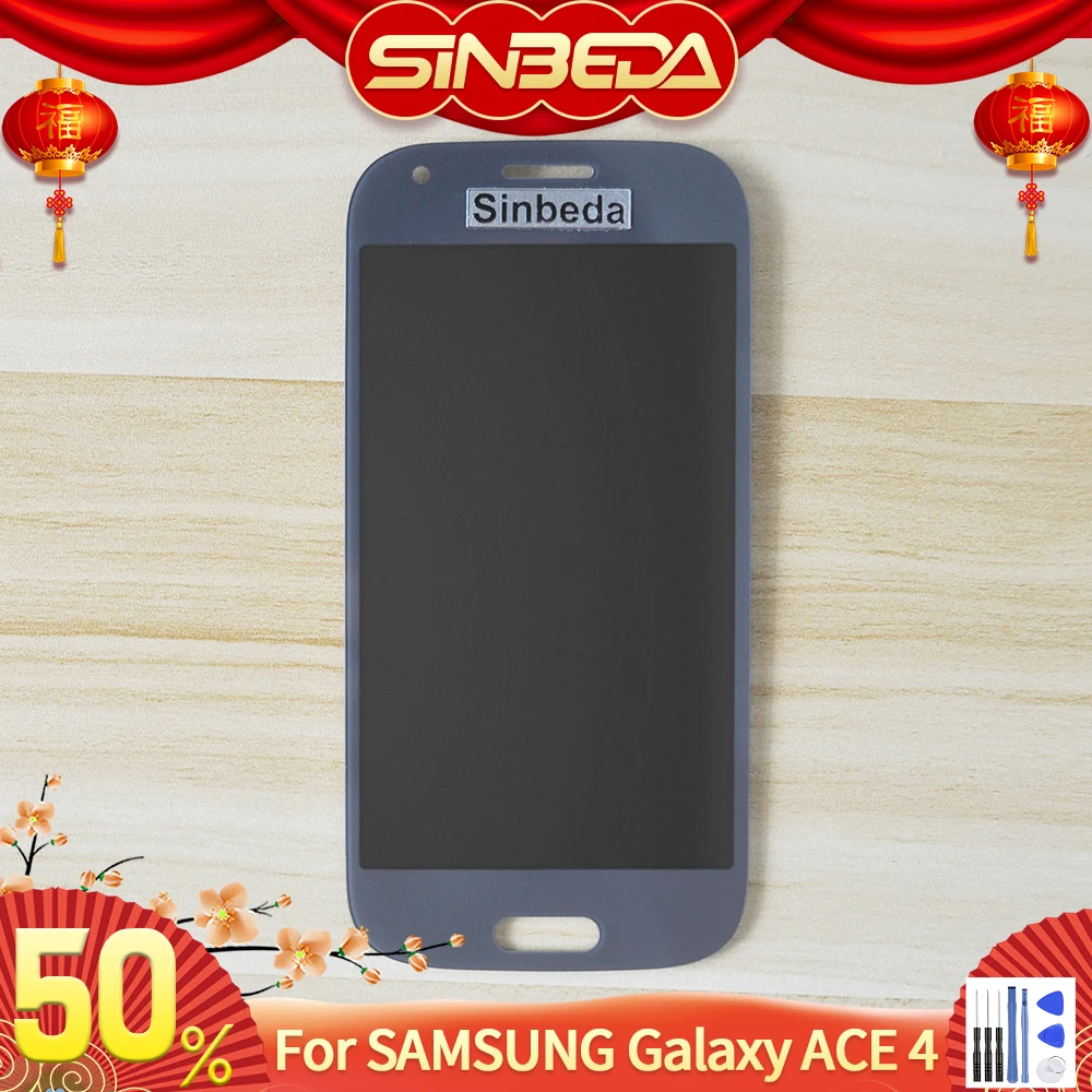 AMOLED 4,3 ''ЖК-дисплей для samsung Galaxy Ace 4 ЖК-дисплей SM-G357 G357FZ сенсорный экран в сборе дигитайзер lcd Pantalla