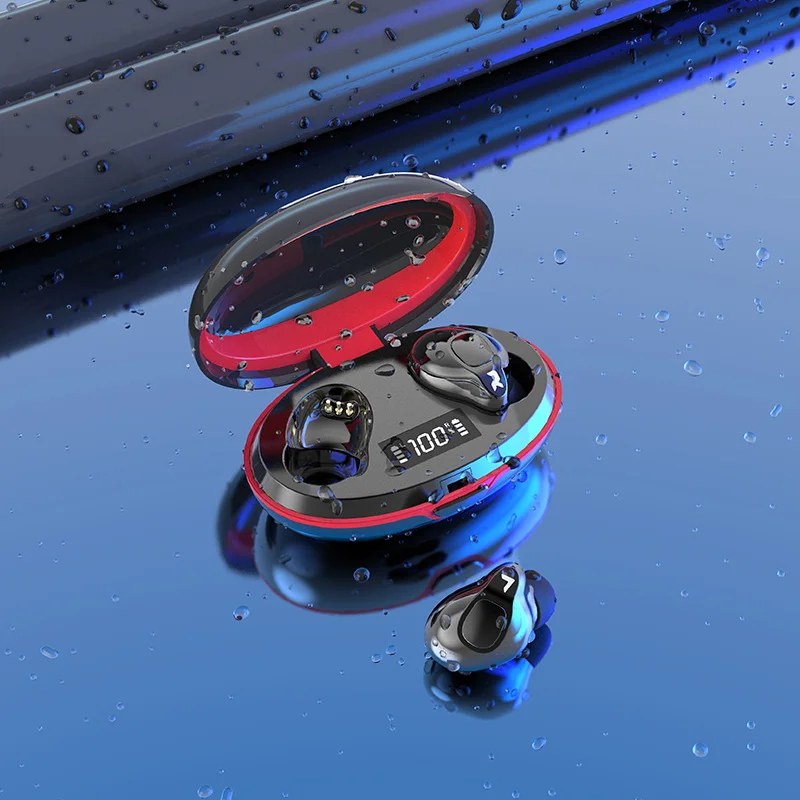 TWS Bluetooth V5.0 беспроводные наушники с микрофоном спортивные водонепроницаемые 6D