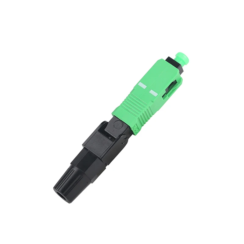 Free shipping 100Pcs/Lot ≤0.3dB 8802-TLC/3 60mm SC APC Single-Mode FTTH Fiber Optic SM Fast Connector SC/APC Quick-Connector
