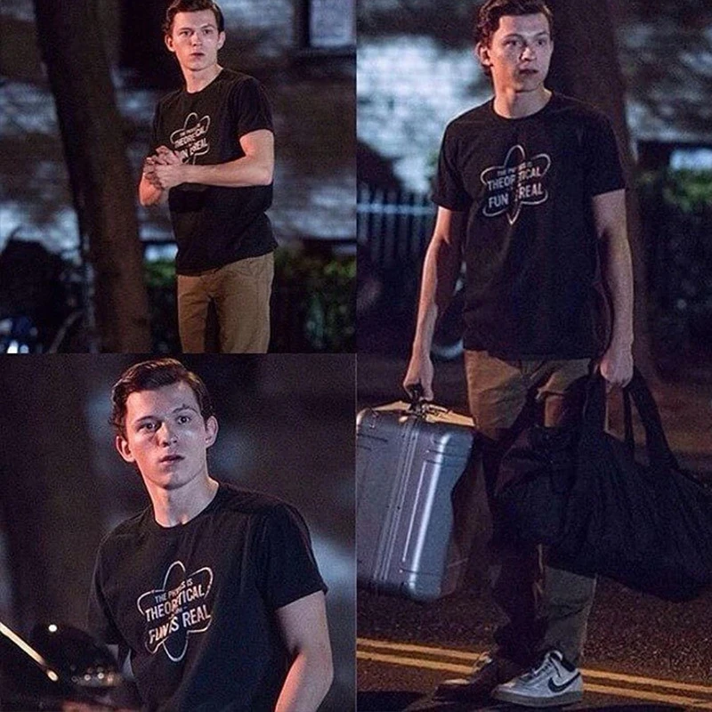 Футболки Tom Holland в том же стиле футболка с теоретической и забавной реальностью