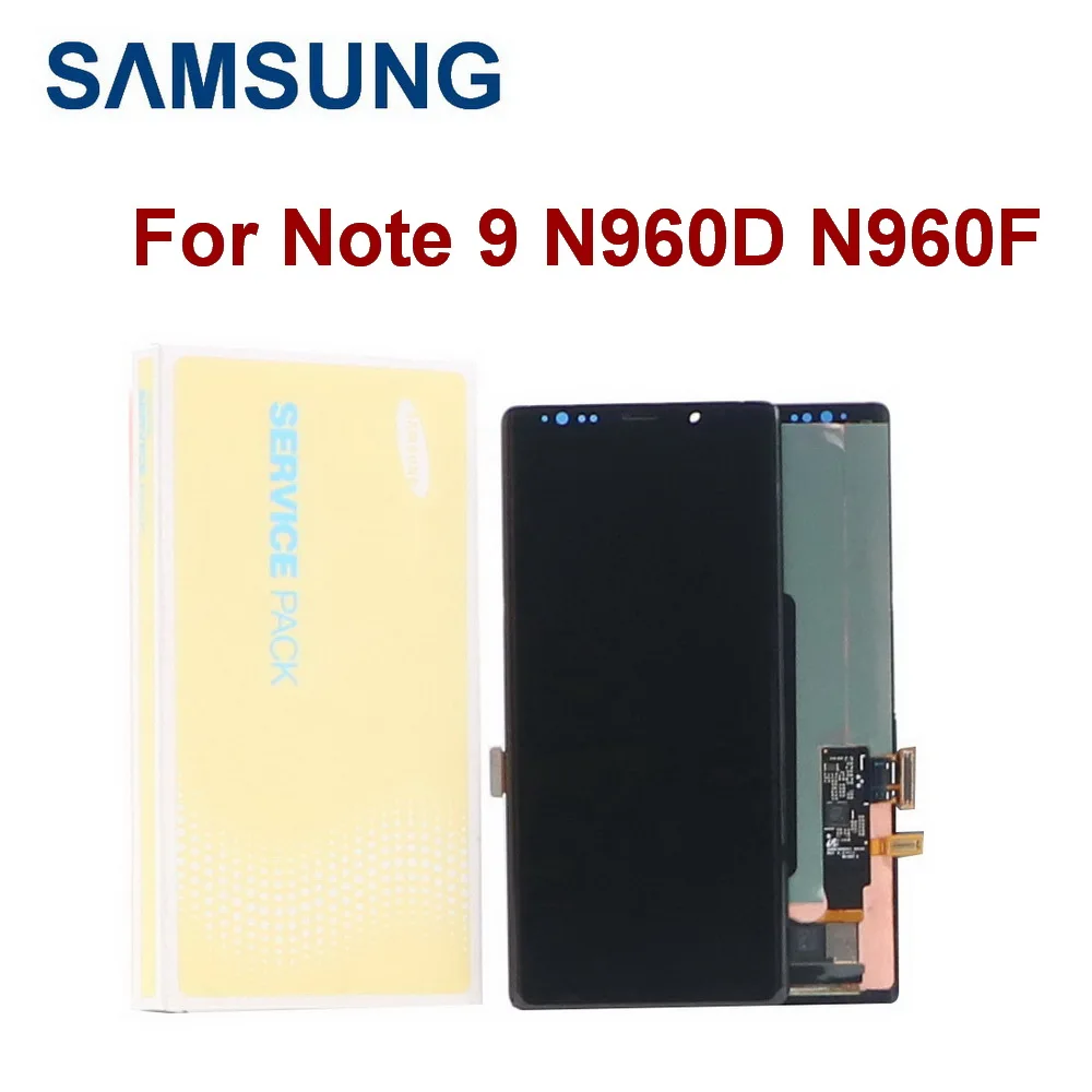Оригинальный AMOLED дисплей Note9 для SAMSUNG Galaxy NOTE9 ЖК Note 9 N960 N960F N960D сенсорный экран