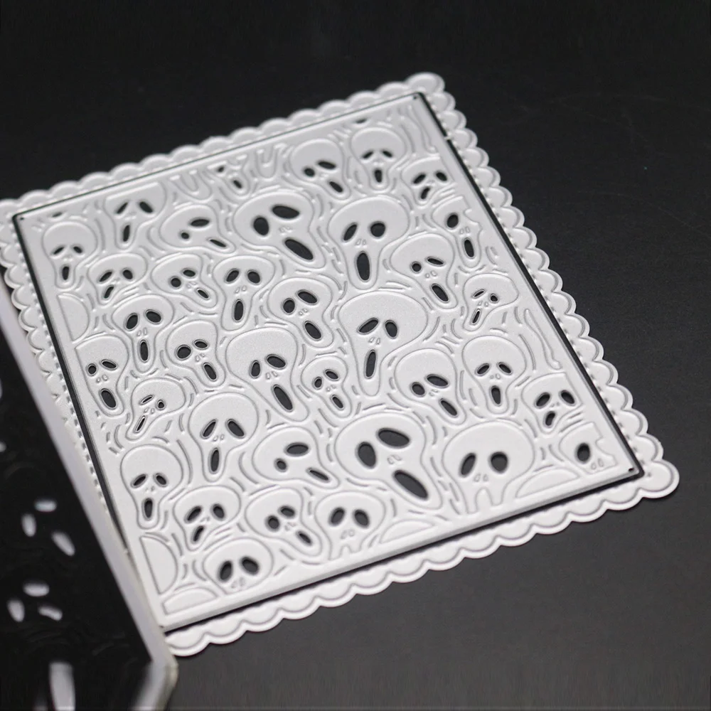 Новый Хэллоуин призрак тиснение режущий пресс форма инструмент шаблон для