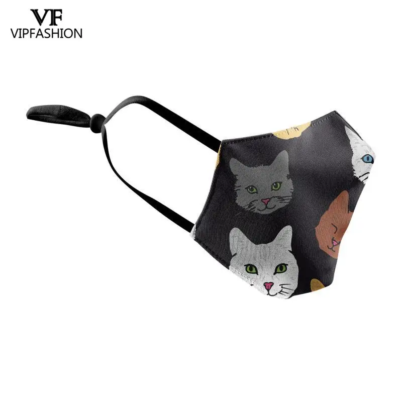 Модная детская маска для лица VIP из полиэстера с милым мультяшным аниме