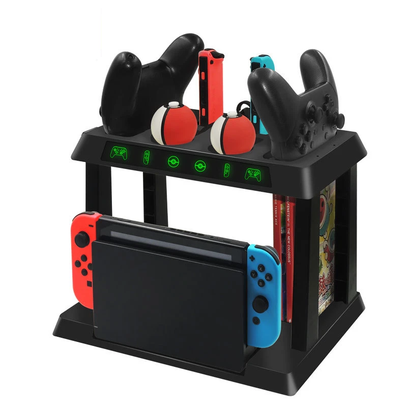

For Ninteno Switch MultiFunction Bracket for Con-joy Controller Storage Host Game Disc Storage Holder Gamepad Charging Stand