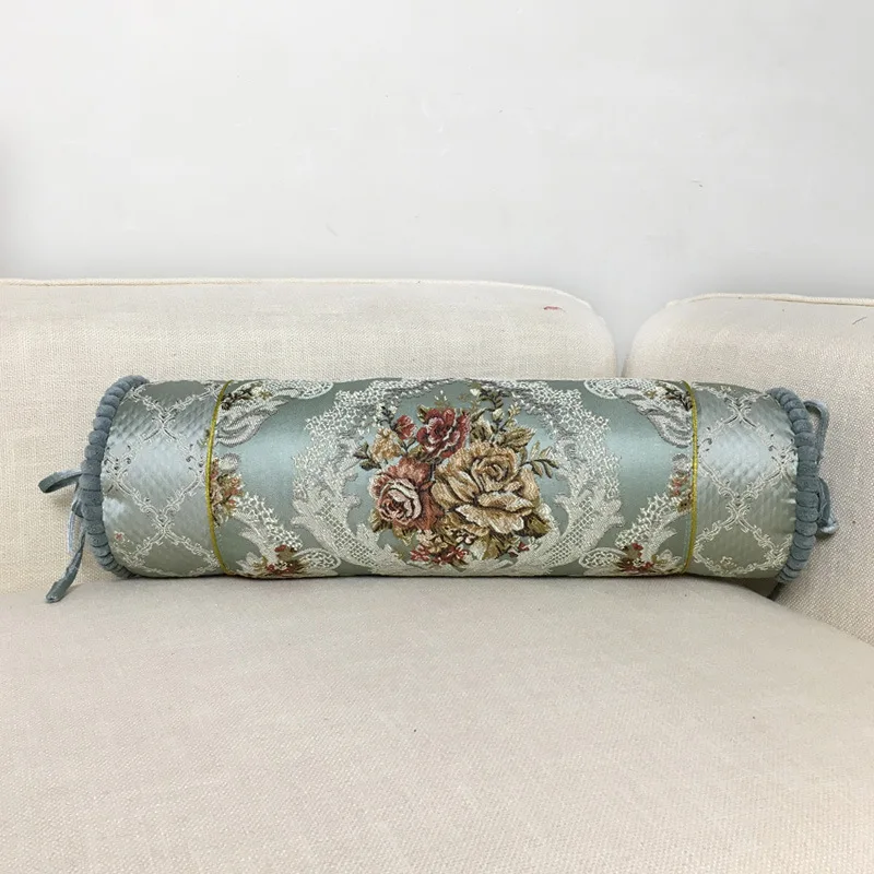 Hot Sale 1 pcs 50x15cm European embroidery Cushion Cover And Pillow Case For Office Chair Back Sofa Throw TSU03 | Дом и сад