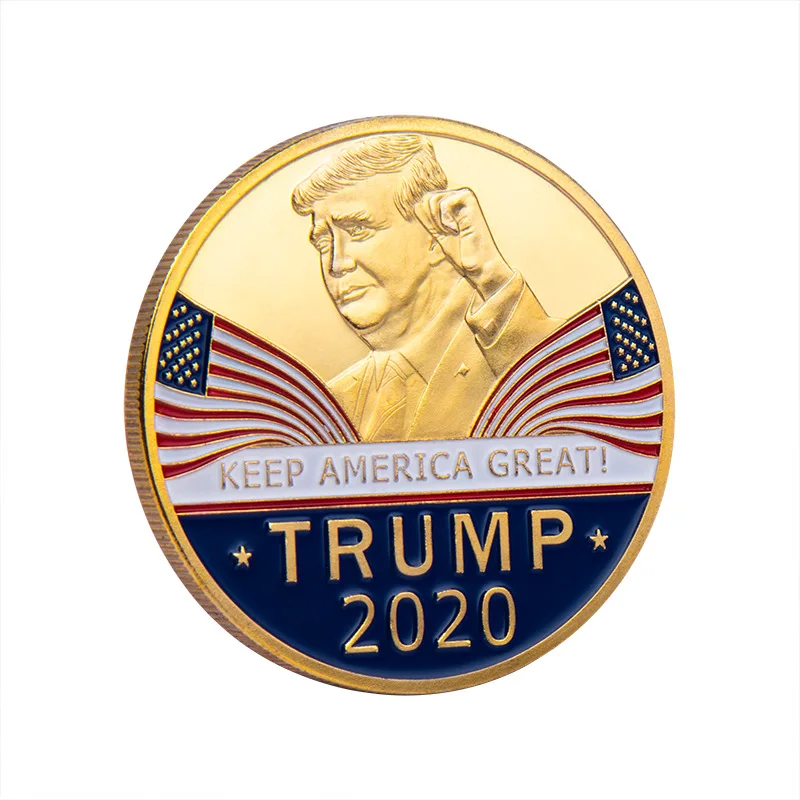 Забавный креативный сувенир Keep America Great New 2020 с изображением Трампа Коллекционная