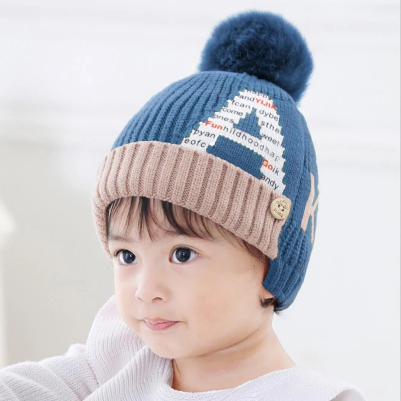 Шапка бини детская зимняя трикотажная на возраст 6 месяцев 3 года|Мужская Skullies &