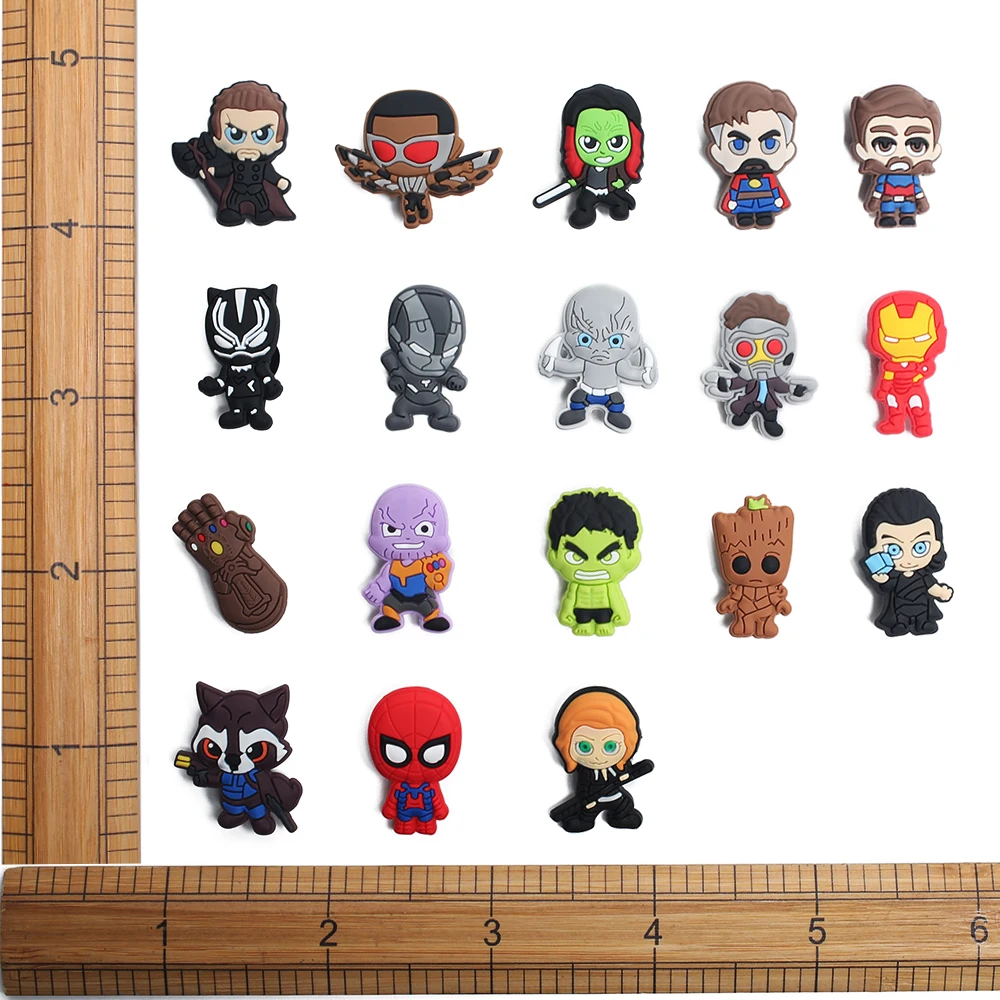 Famous American movies 1pcs PVC Shoe Charms Shoe Accessories Shoe Decoration for Croc JIBZ/ Wristbands kids Party Xmas Gift