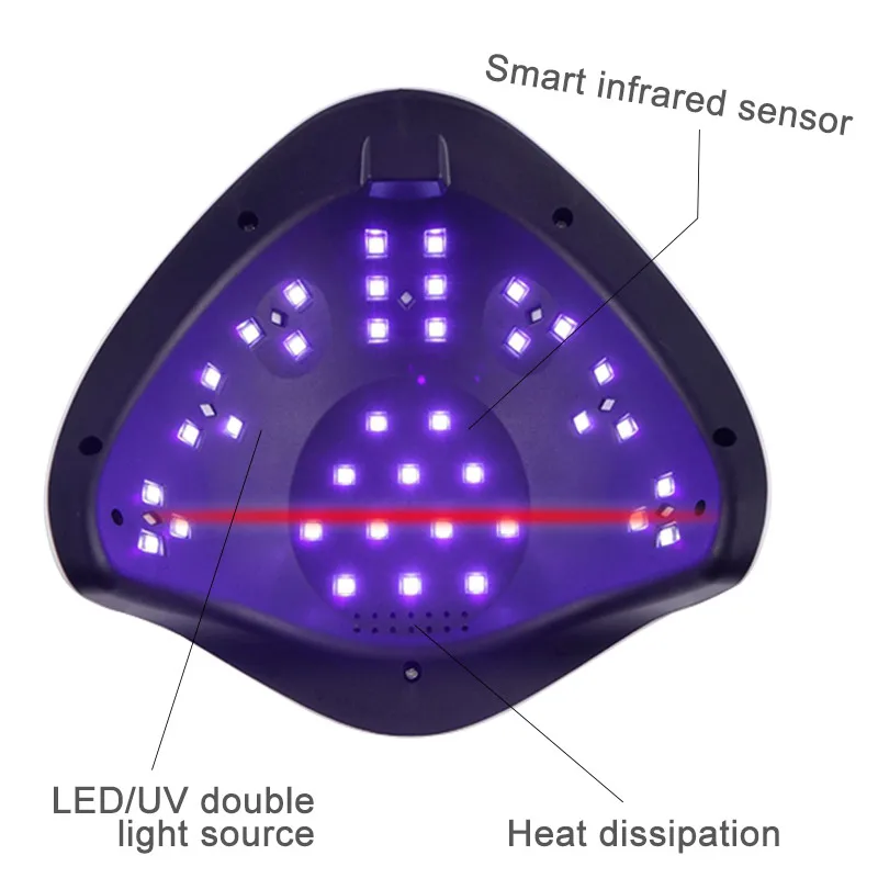 Лампа для маникюра и сушки ногтей 36 шт. СВЕТОДИОДНЫЙ УФ лампа Гель лак