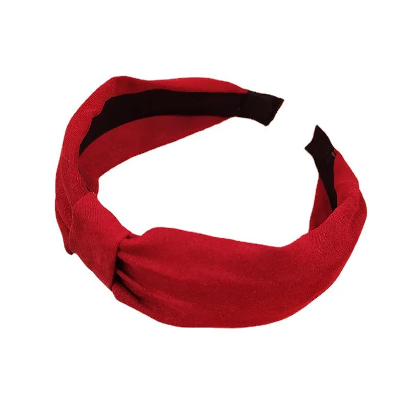 

Free shipping women Suede hairbands girl's Solid color headbands lady's headwear hair accessories