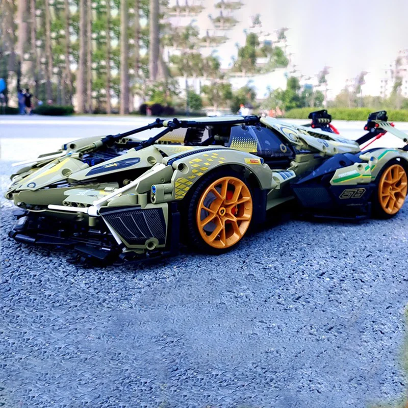 

Technia Expert Technology Series High-tech Lambarghinis RSR Super Racing Car SUV Moc Modular Bricks Model Building Block Kid Toy