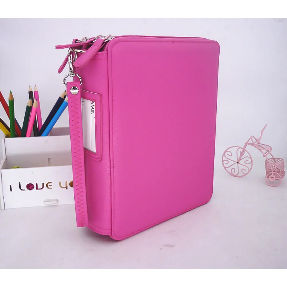 72/124 из искусственной кожи чехол для карандашей школьные принадлежности цветной