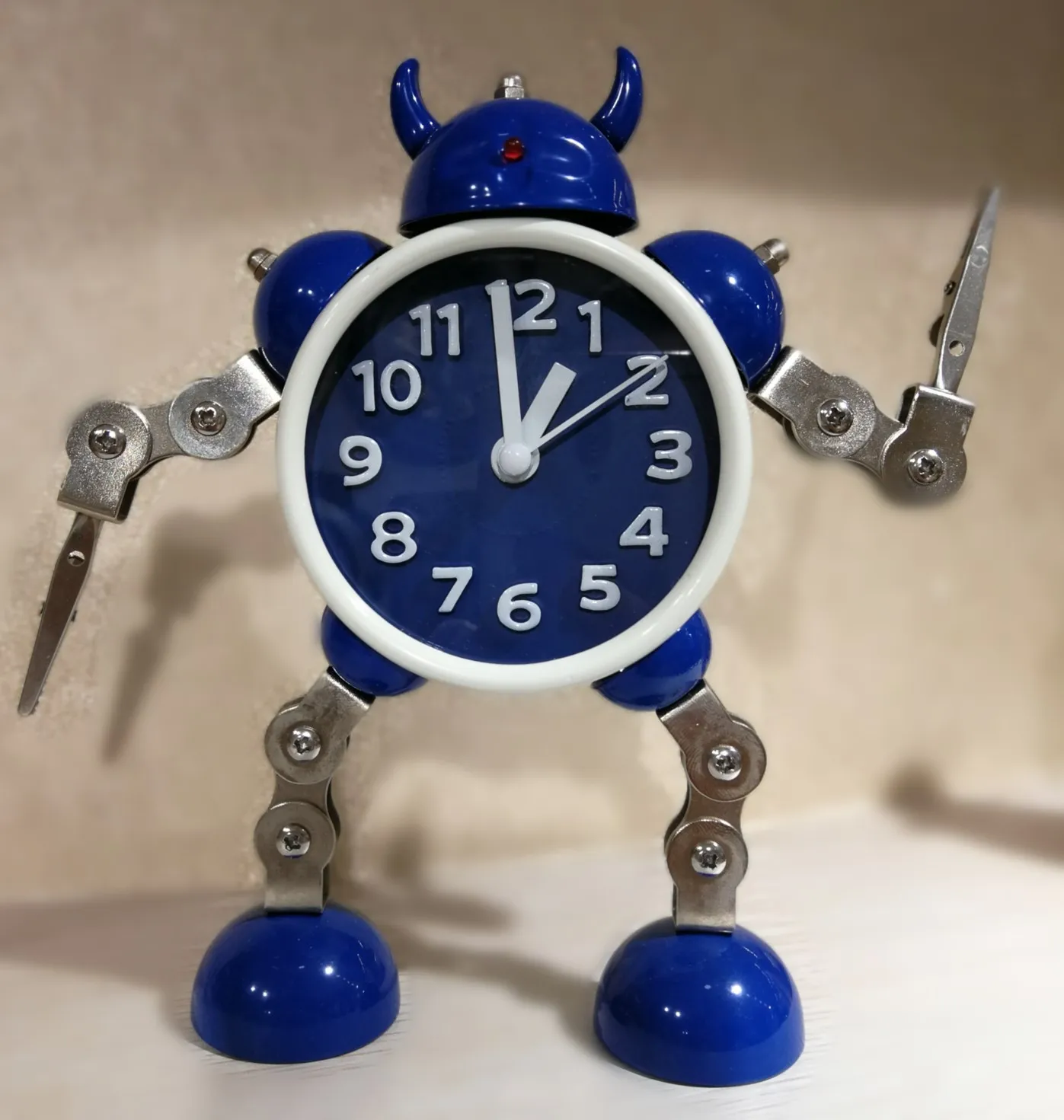 Мультяшный милый робот детский будильник креативный металлический современный