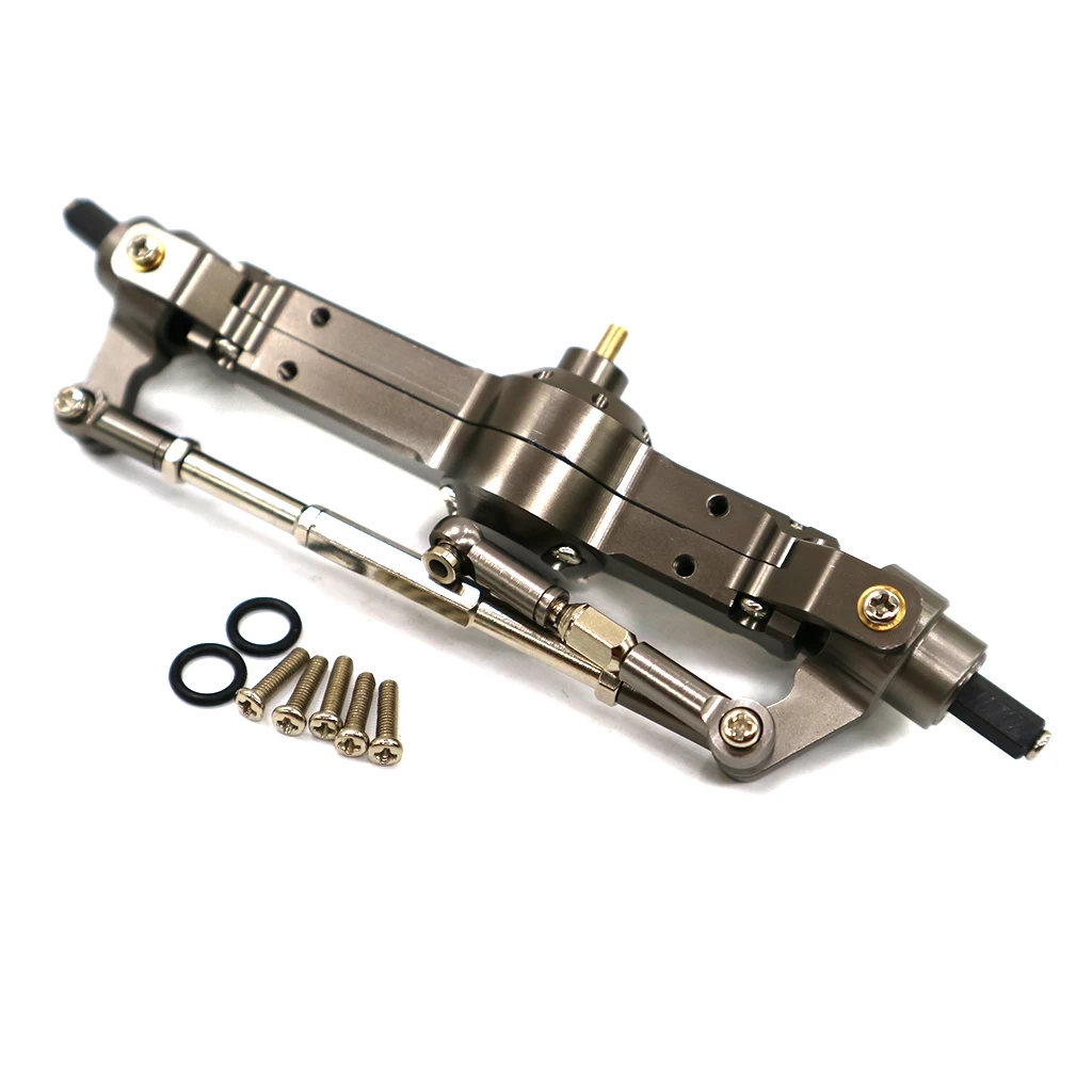 

Metal Full Front Axle For D90 MN-91 FJ-45 1/12 RC Cars Upgrade Accs Titanium