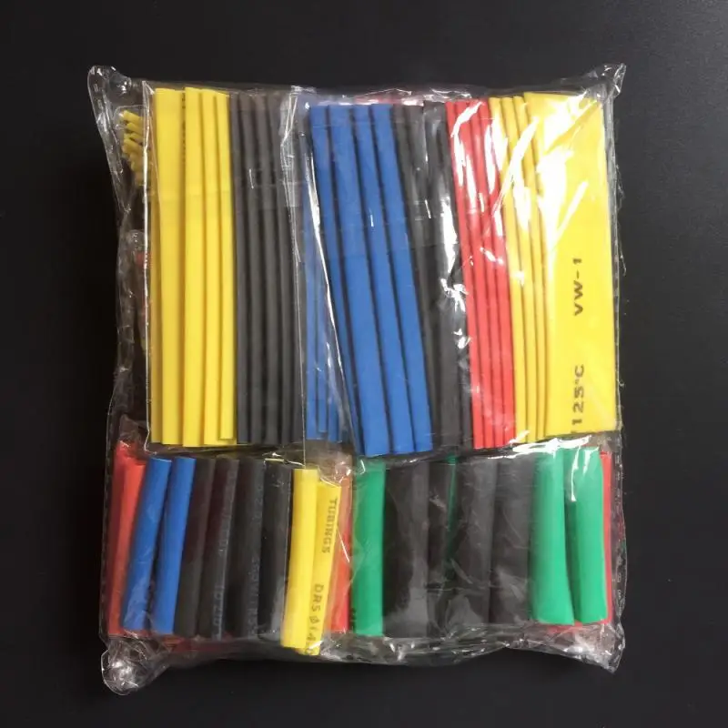 328pcs Heat Insolation Cable Sleeve Wire Cover 8 Size With 5 Colors Polyolefin Insulation Wrap | Обустройство дома
