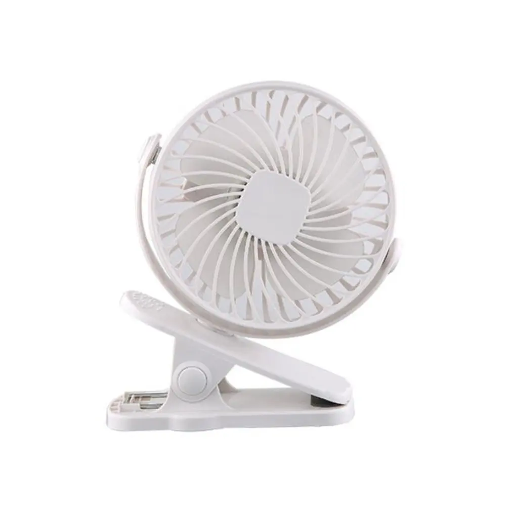 

Portable USB Rechargeable Car Mini Clip Small Fan Light Sound Running Fan With Removable Front Mesh Cover
