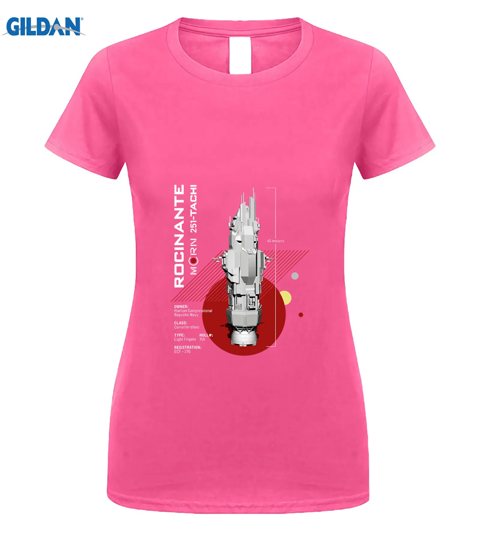 The Expanse Rocinante shipping Летняя мужская футболка с коротким рукавом - Цвет: women pink