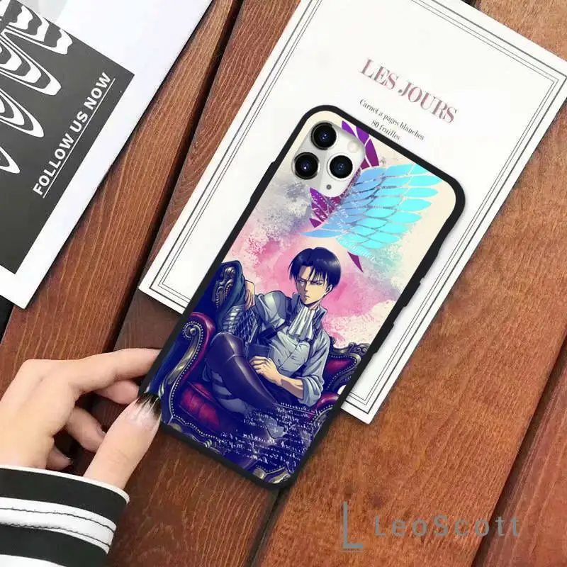 

attack on titan Wings of Liberty anime Phone Case for iPhone 11 12 pro XS MAX 8 7 6 6S Plus X 5S SE 2020 XR Soft silicone cover