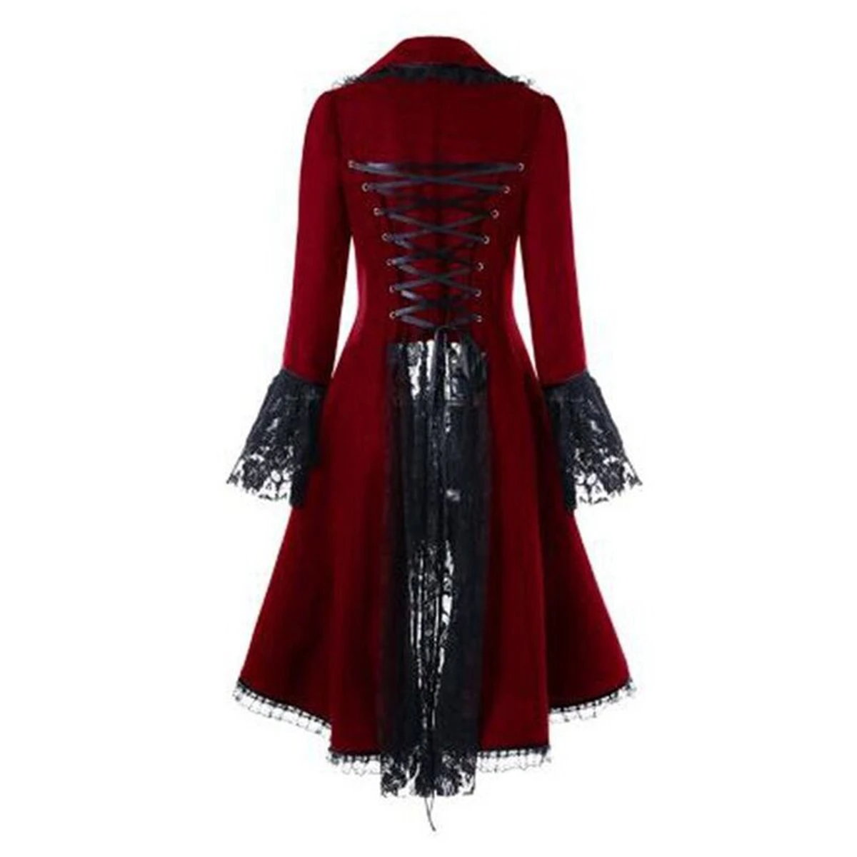 2019 женский винтажный Готический викторианский средневековый костюм с длинным