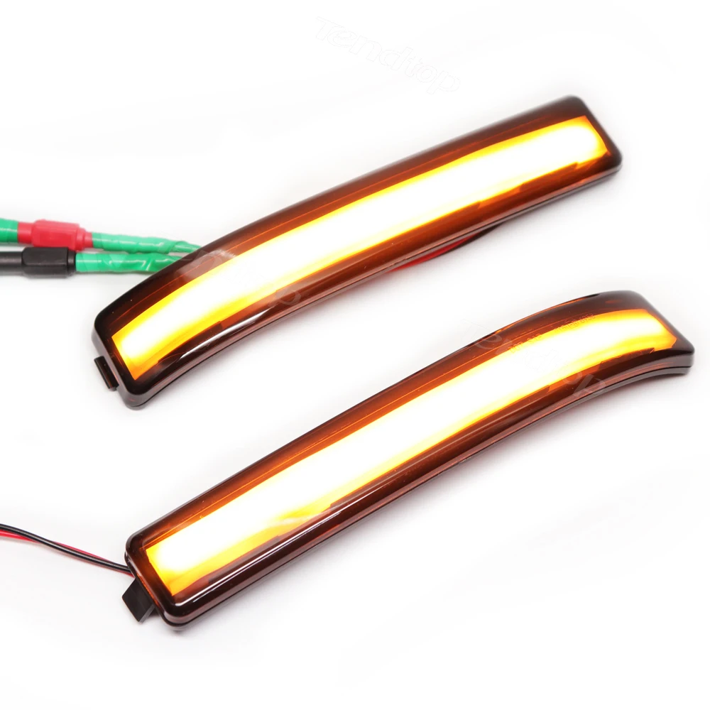 

2pcs LED Dynamic Turn Signal Light Side Marker Indicator Lamp For Ford F-150 F150 04-14 Raptor Expedition For Lincoln Mark LT
