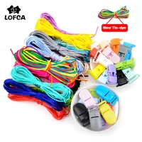 lofca 10m nylon cord teether necklace pendant and clip making bracelet braided rope diy tassel beading making