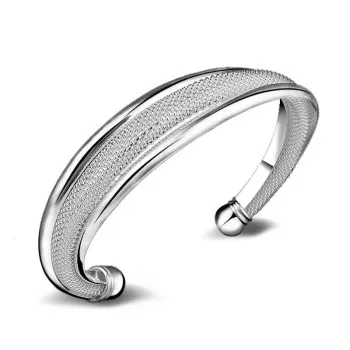 

Korean jewelry double wire mesh bracelet silver-plated fashion bracelet ebay cross-mirror manufacturers stall good jewelry SXWSH