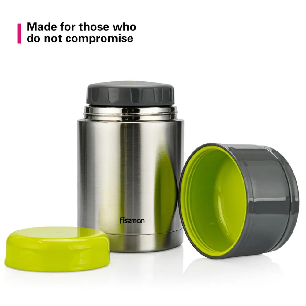 Фиссман 1000 мл вакуумная пищевая банка двойная стена нержавеющая сталь