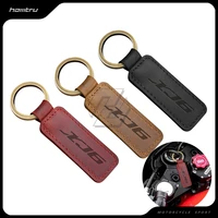 motorcycle cowhide keychain key ring case for yamaha xj6 xj6 n models