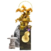 rockery circulating water fountain fish pond fortune tree money tree chinese living room opening gourd decoration fortune orname