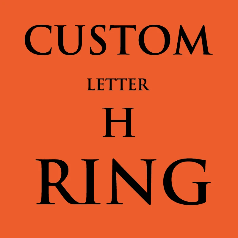 

Новинка 2021, кольца из нержавеющей стали с буквой H для женщин, популярный бренд, модная пара колец на палец, золотые, серебряные, роскошные ди...