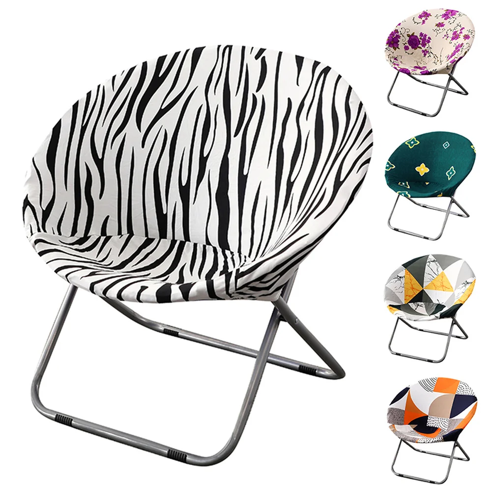 Cover Stretch Moon Chair Cover For Living Room Spandex Camping Chair Covers Washable Seat Case Home Decor