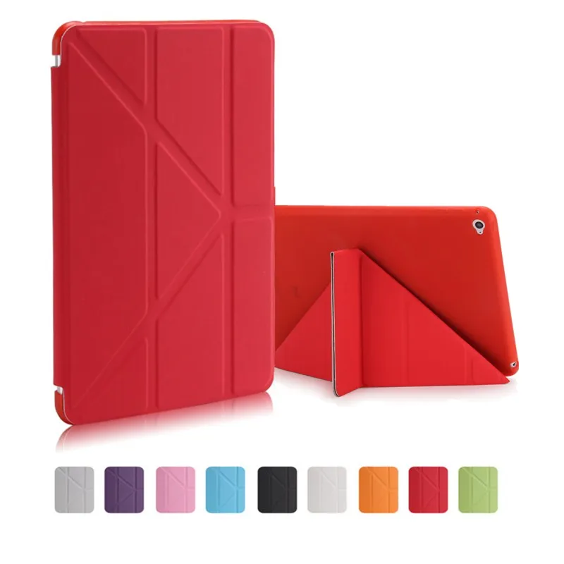 Умный чехол для iPad mini 1 2 3 A1432 A1454 A1455 A1489 силиконовый из искусственной кожи 4 5 ipad