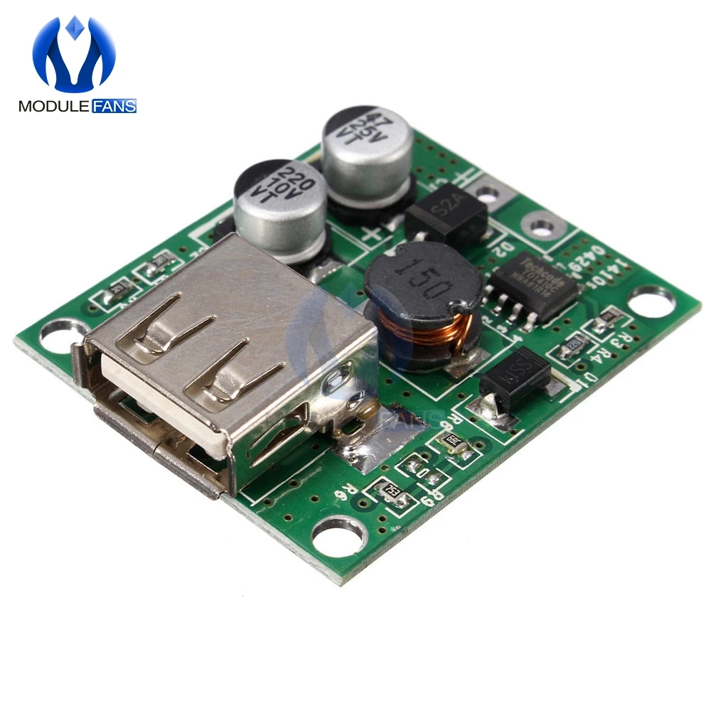 Блок питания с солнечной панелью 5 В 2 А контроллер заряда USB регулятор напряжения